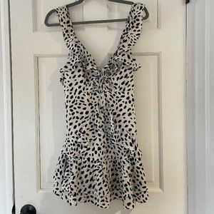 Forever 21 Dalmatian Print Mini Dress